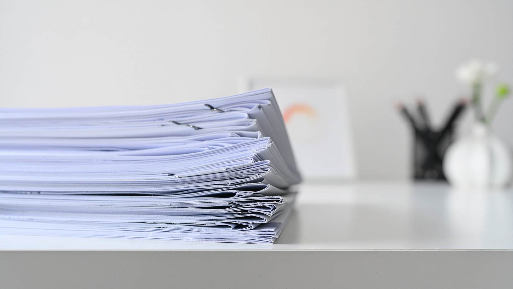 pile de papiers